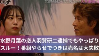 水野月葉の恋人羽賀研二逮捕でもやっぱりスルー!番組やらせでつきは売名は大失敗