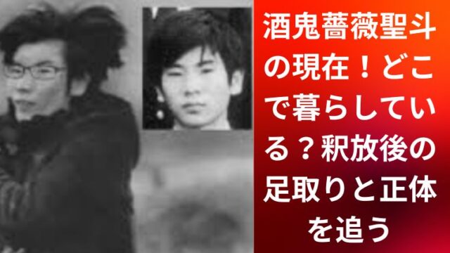 酒鬼薔薇聖斗の現在!どこで暮らしている?釈放後の足取りと正体を追う|yuro-log